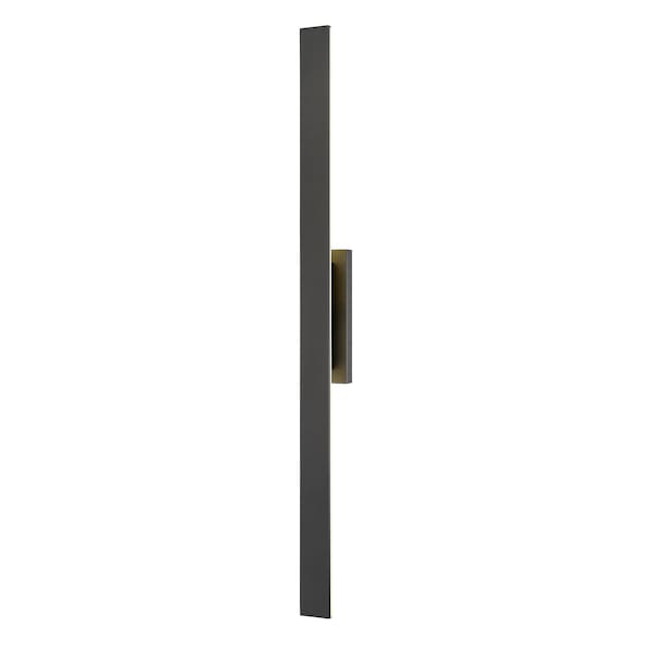 Z-Lite Stylet Outdoor Wall, 4-Light, 4.75 In.W x 60 In.L x 3.75 In.H, Sand Black/White 5006-60BK-LED - main